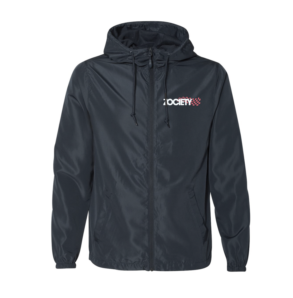 【SCENERITY】Collar Wind Breaker ZOCIETY MIDNIGHT CHASER 370Z WINDBREAKER — ZOCIETY STORE